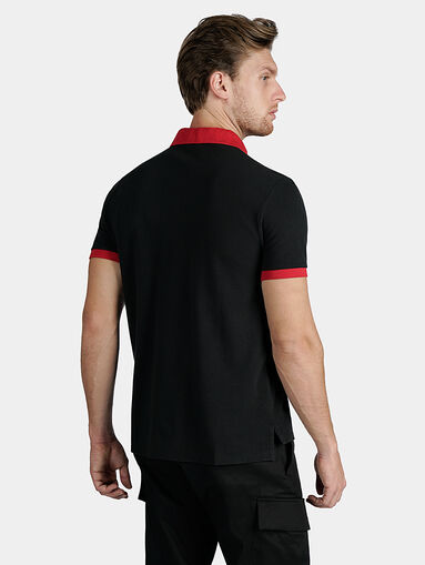 Polo-shirt with logo inscription under the collar - 3