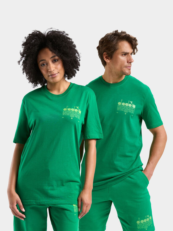 Tricou verde unisex MANIFESTO din bumbac - 1