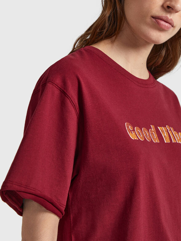 CONNIE T-shirt with inscription - 4