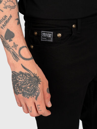 MILANO black slim jeans - 4