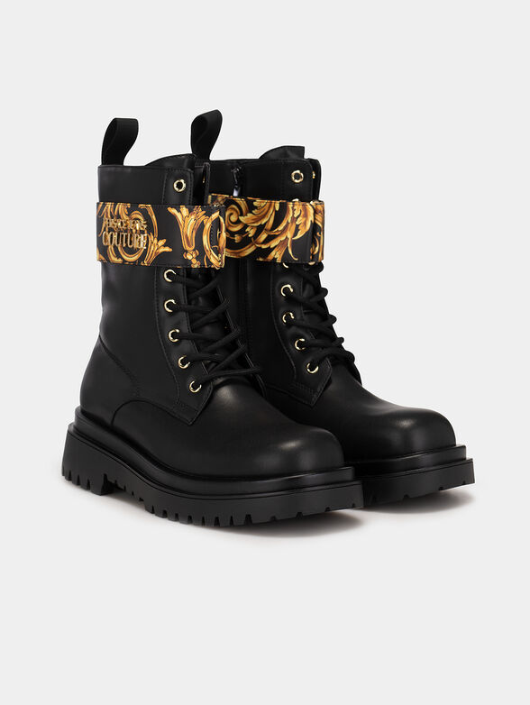 FONDO DREW ankle boots with accent baroque print - 2