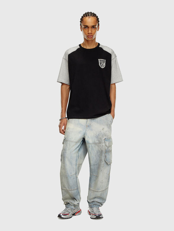 T-TOX T-shirt with contrast sleeves - 2