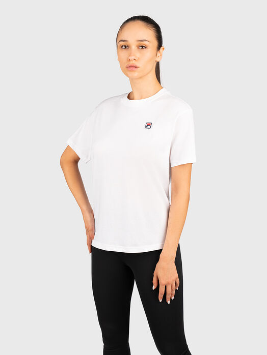 NOVA cotton T-shirt in black color