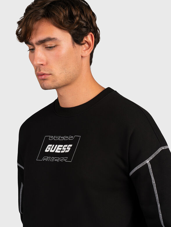 ALGER sports sweatshirt with contrast logo print - 3