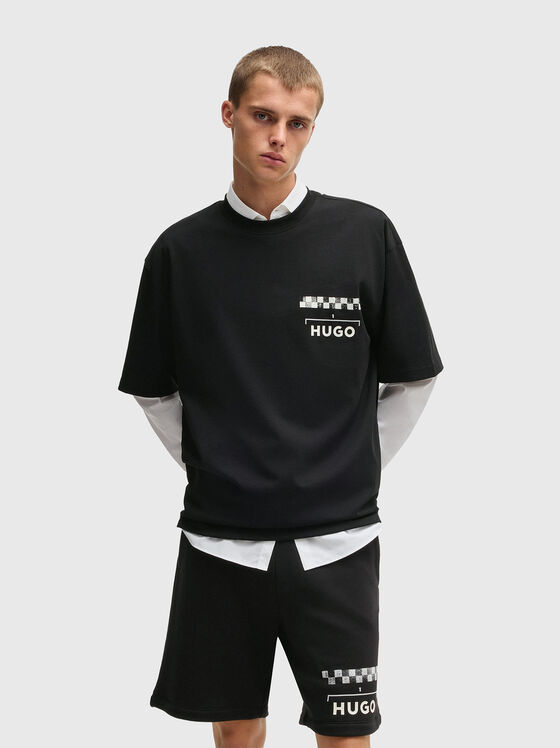 Tricou din bumbac cu imprimeu - 1