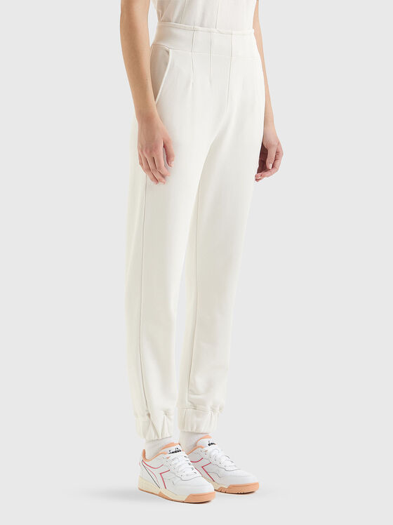 Pantaloni sport cu detaliu logo - 1