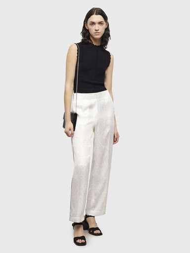 SEUL trousers with snake print - 4