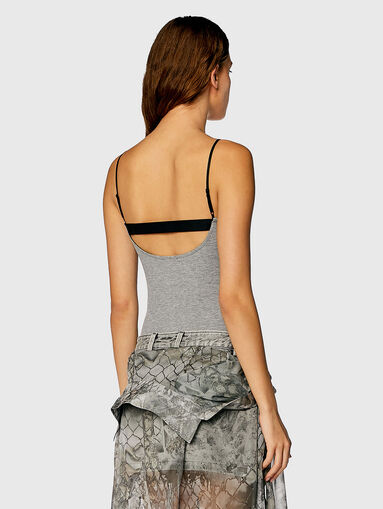 T-LYE black bodysuit with contrast print - 3