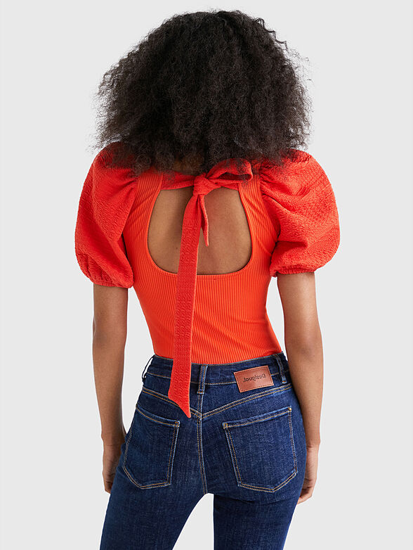 Body with puff sleeves - 3