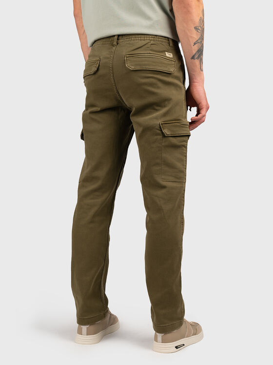Pantaloni cargo verzi - 2