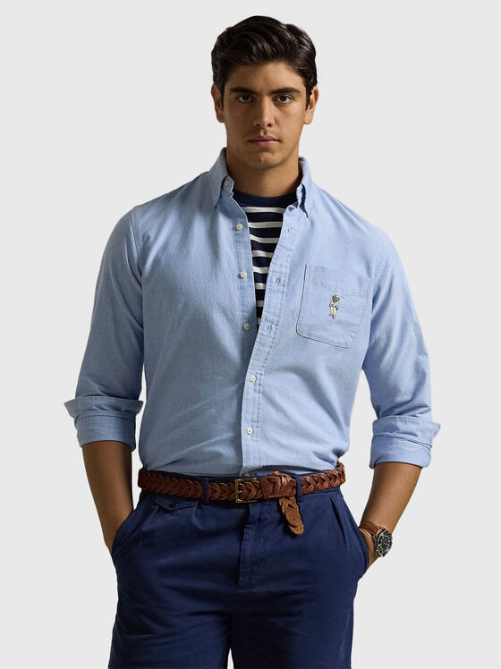 Cămașă din bumbac cu broderie POLO BEAR - 1