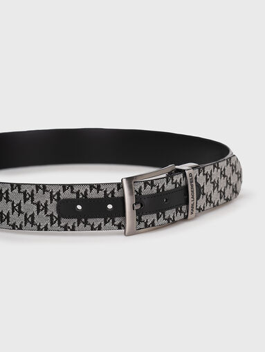 Reversible belt with logo accent - 4