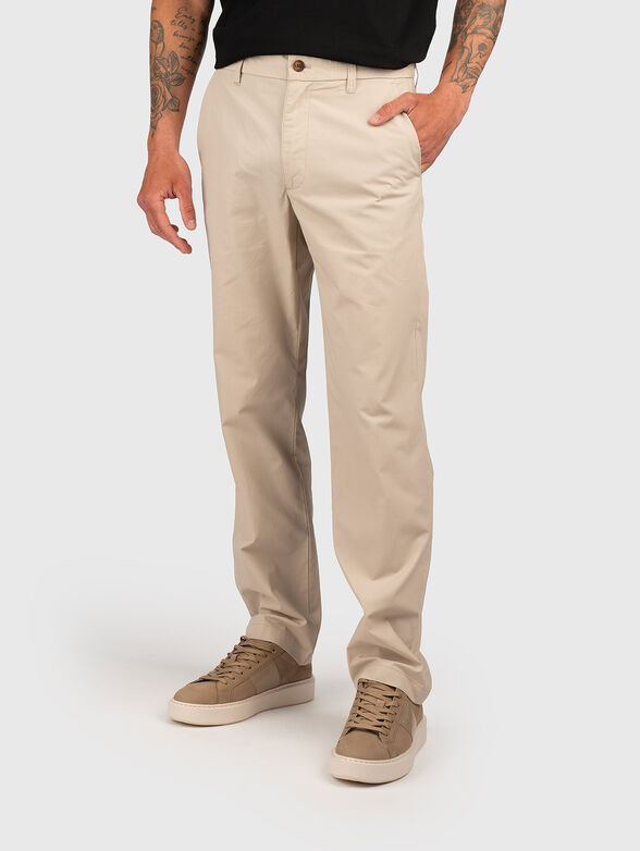 Cotton chino pants - 1