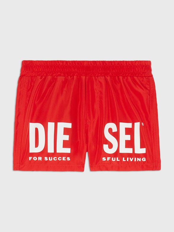 MEGGYB beach shorts with logo detail - 1