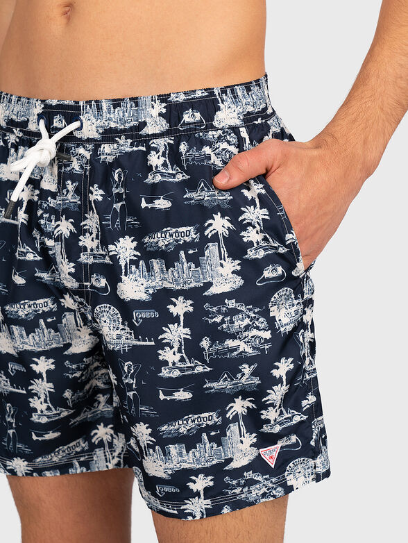 Beach shorts with logo - 3