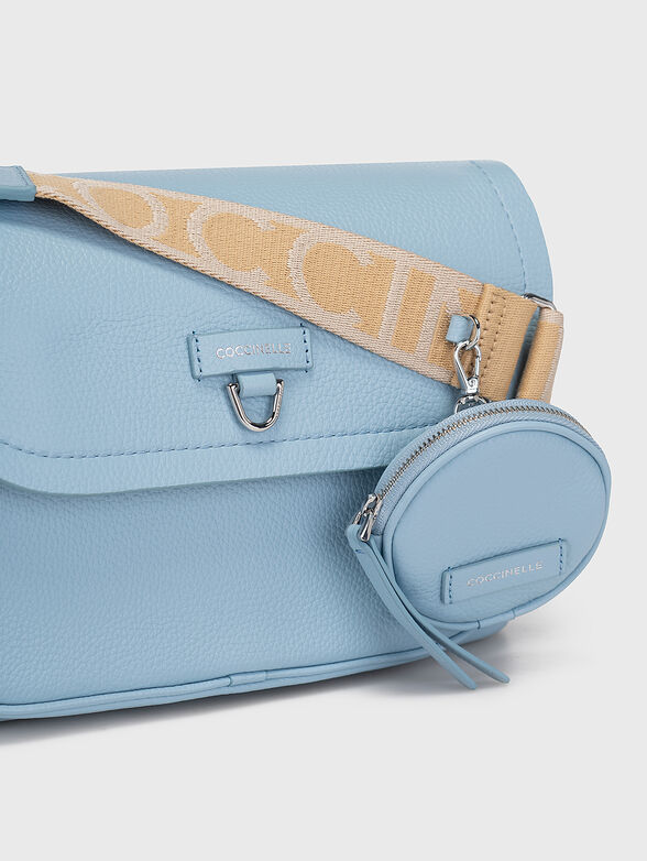 Black crossbody bag with metal detail - 4