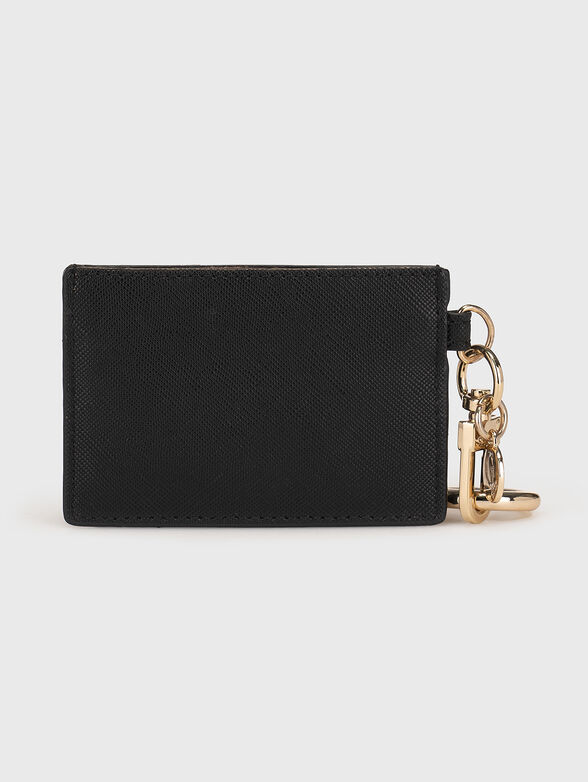 Black keyring with saffiano effect - 2