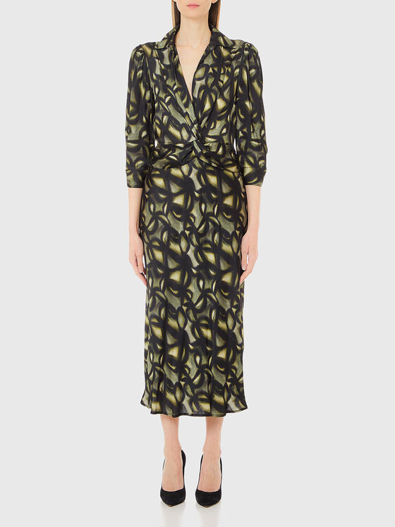 Rochie cu imprimeu abstract - 1