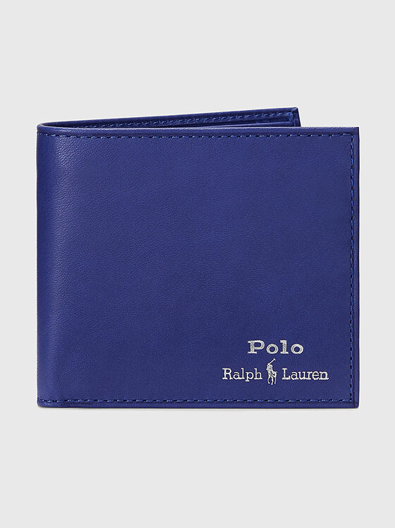 Blue wallet with logo  - 1