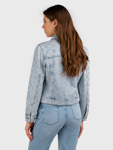 Denim jacket with rhinestones - 3