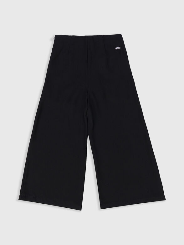 Black trousers with wide legs - 2