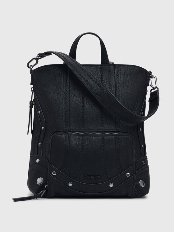 Black backpack with studs - 1