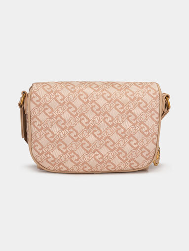 Waist bag with monogram logo print and pendant - 3