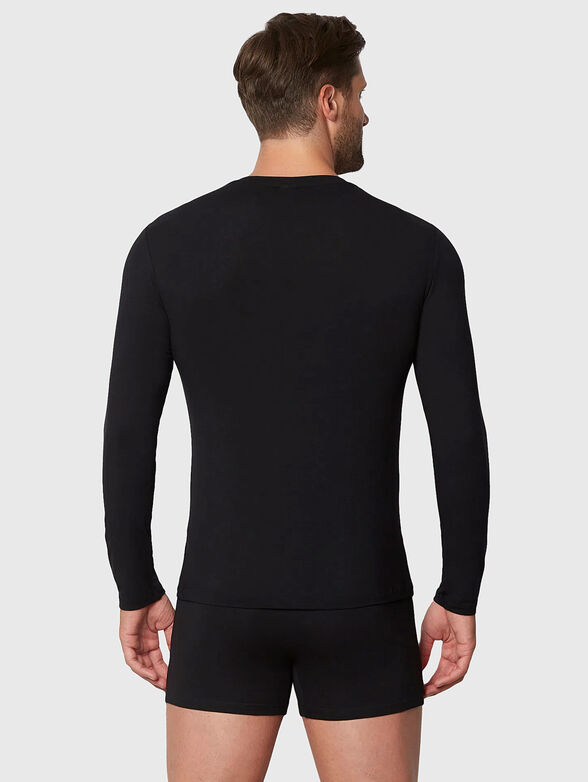 BASIC CASHMERE black blouse - 2
