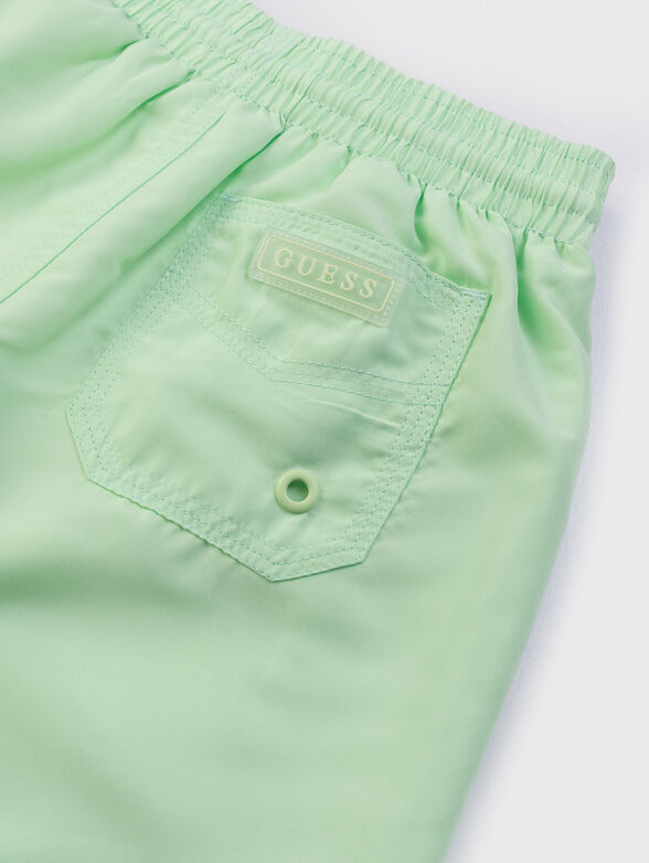 Beach shorts in green - 3