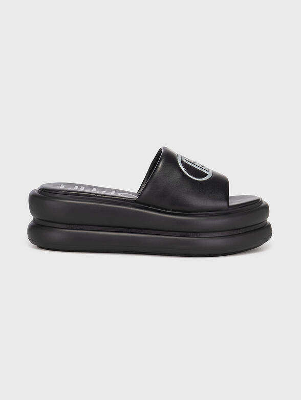 ARIA 04 slippers with contrasting logo - 1