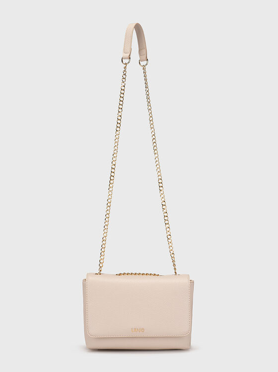 Black bag with grained texture and logo  - 2