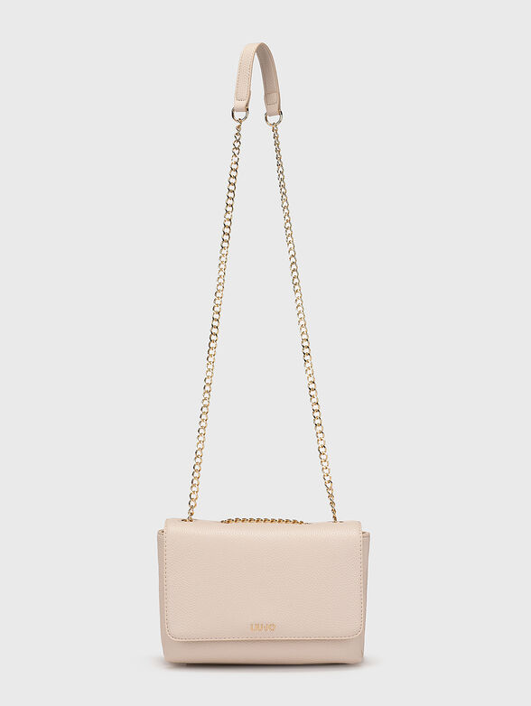 Black bag with grained texture and logo  - 2