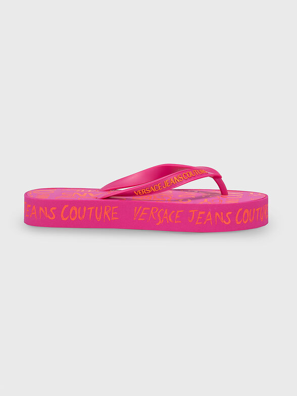 FONDO slippers in fucsia color - 1