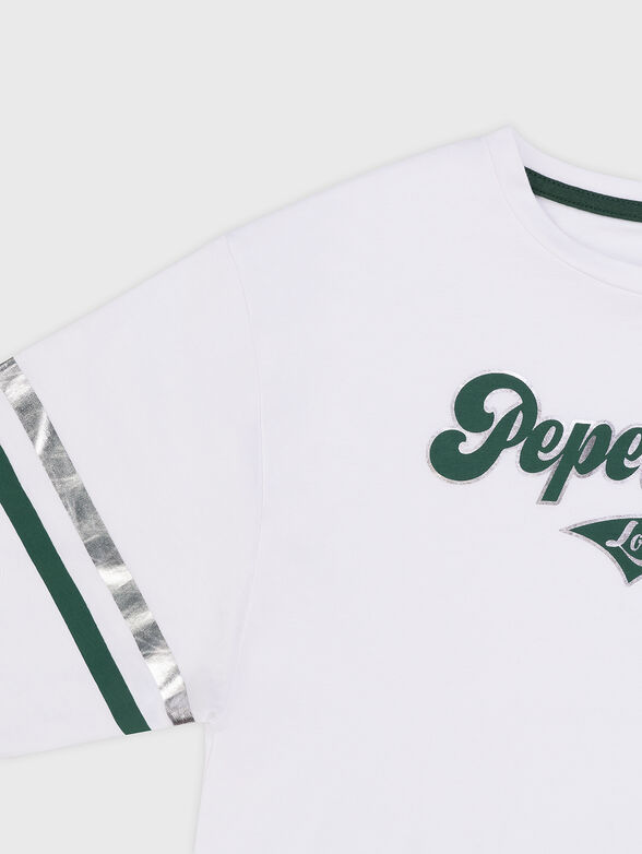 BINDY white blouse with logo inscription - 4