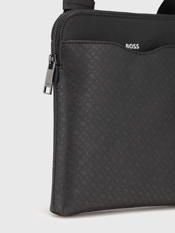 Crossbody bag with monogram logo - 5