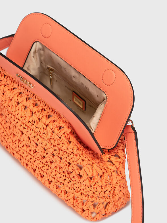 LIGURIA clutch with knitted texture - 4