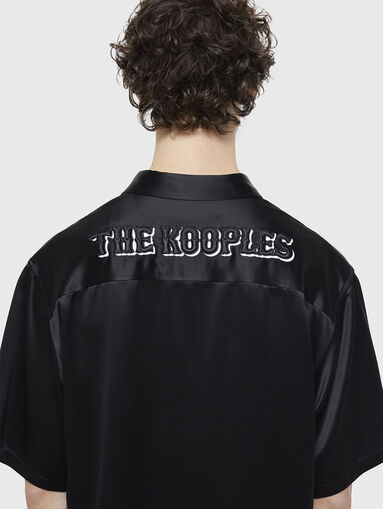 Short sleeve shirt with logo embroidery - 4