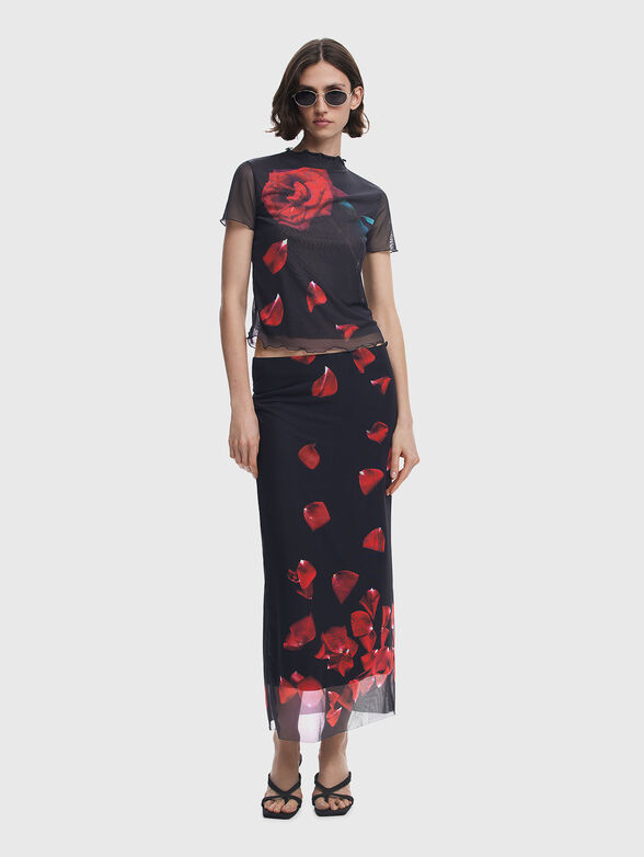 Floral print T-shirt - 2