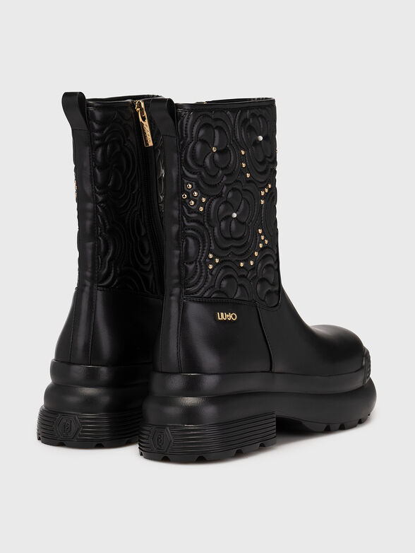 AMY 03 black ankle boots with zipper - 3
