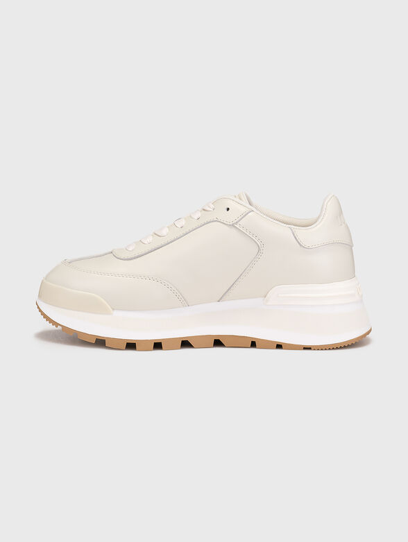 AMAZING 02 leather sneakers with inscription - 4