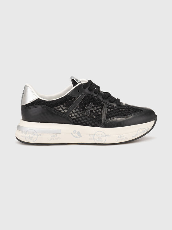 CASSIE sneakers with perforated texture - 1