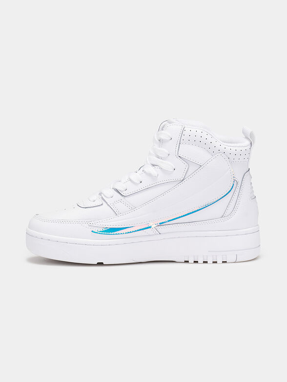High sneakers with holographic accents - 4