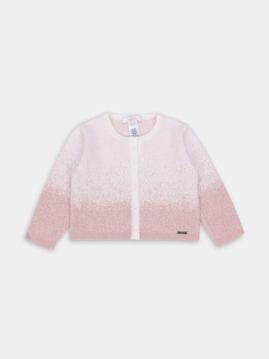 Vest with ombre effect