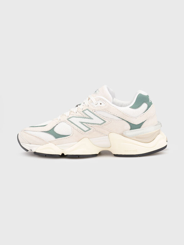 9060 sports shoes made of leather with logo - 4