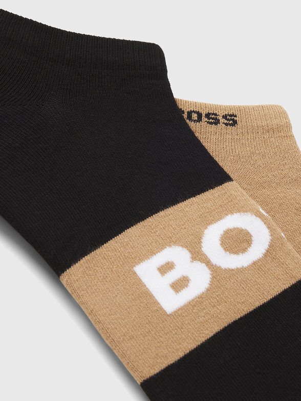 Set of two pairs of socks with logo - 2