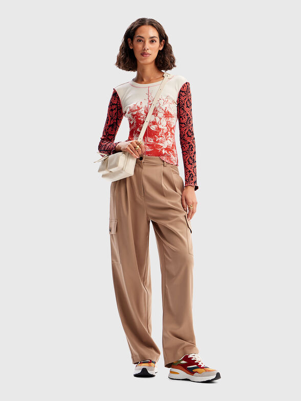 Blouse with floral print - 2