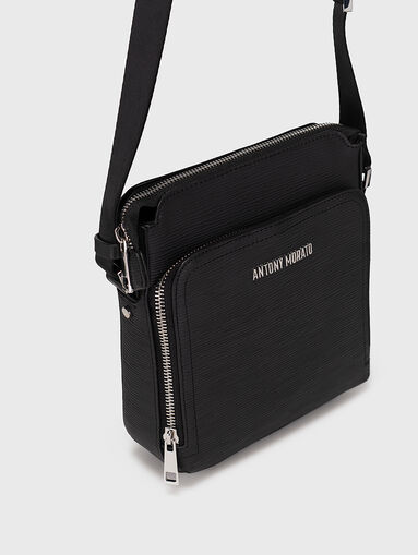 MESSANGER black bag with logo accent - 5