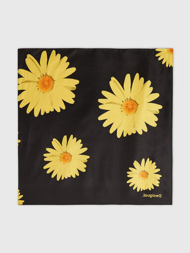 DAISIES-LACROIX scarf with floral motifs - 3