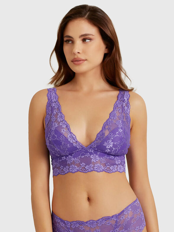 PRIMULA COLOR bralette in purple color - 1