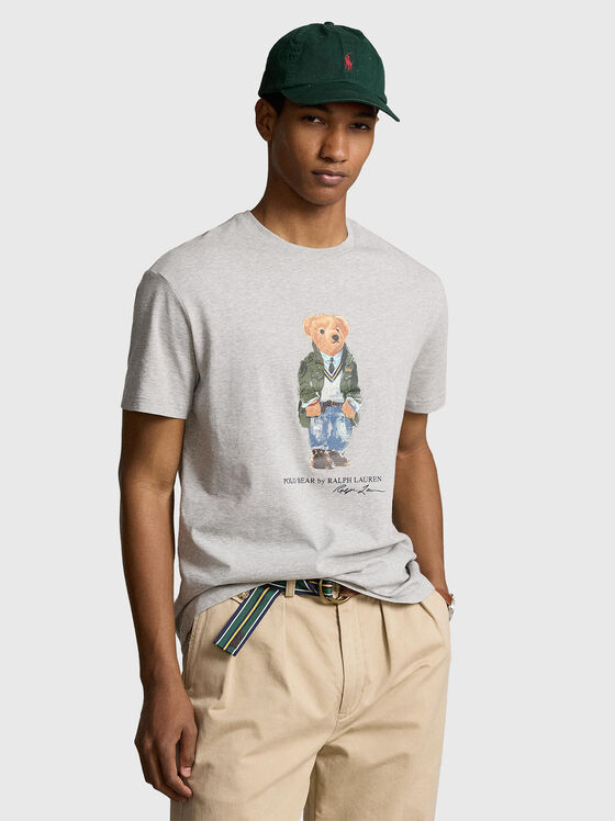 Cotton T-shirt with Polo Bear accent - 1
